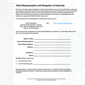 Cover of Consultation Delegation of Authority