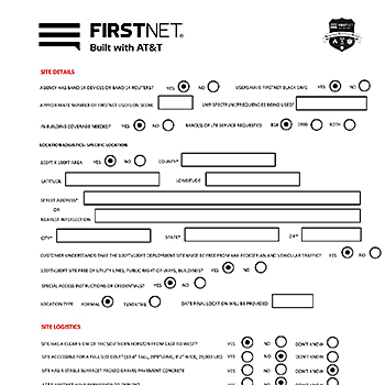 FirstNet Deployable Request Form  