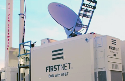 “A FirstNet deployable boosted communications for Citizen Potawatomi Nation first responders at the annual FireLake Fireflight Balloon Festival.”