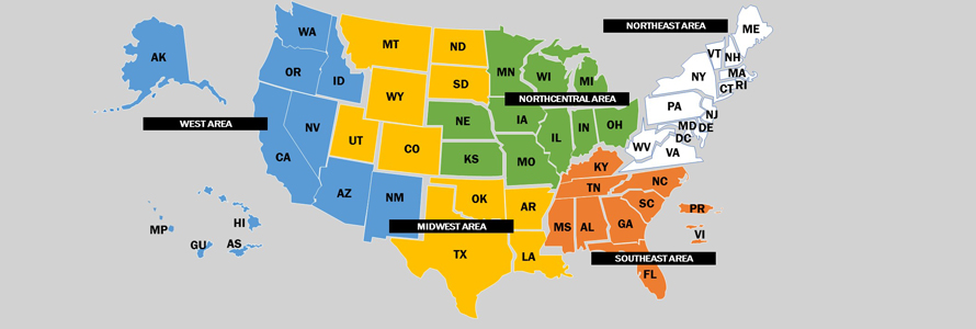 Regional Map of the United States Regional Map of the United States