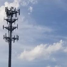 A cell tower