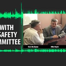 Representatives of the FirstNet Authority Public Safety Advisory Committee speak to Dave Buchanan Representatives of the FirstNet Authority Public Safety Advisory Committee speak to Dave Buchanan