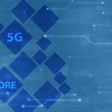Illustration representing technology, connections, and wireless network terminology: AHCG, ATG, 5G, MCdata, IoT, Core, R17 Illustration representing technology, connections, and wireless network terminology: AHCG, ATG, 5G, MCdata, IoT, Core, R17