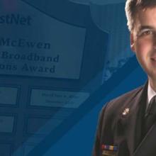 Tualatin Valley Fire & Rescue Chief (ret.) Mike Duyck, Harlin McEwen award plaque 