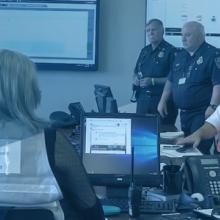 A group of emergency managers having a meeting 