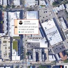 Screenshot of a Z-axis for FirstNet demonstration