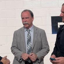 FirstNet Authority staff discusses broadband opportunities with officers from the Laguna Police Department in New Mexico FirstNet Authority staff discusses broadband opportunities with officers from the Laguna Police Department in New Mexico