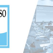 The National Association of State EMS Officials, logo and image of Public Safety Advisory Committee representatives making a presentation at a FirstNet Authority Board Meeting.