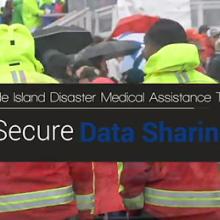 Twi officers in brightly colored cold weather gear oversee the crowd