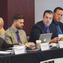 Todd Early and Edward Horowitz lead a 2016 PSAC meeting with FirstNet.