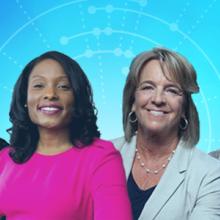 Headshots of six women who serve on the FirstNet Authority Board. 