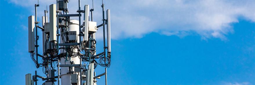 A picture of a FirstNet communication tower.