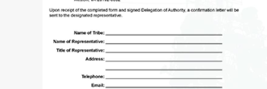 Cover of Consultation Delegation of Authority