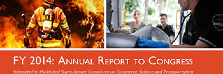 Cover of FirstNet Authority Annual Report to Congress FY2014