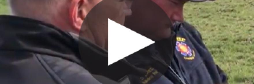 Responders at the Garmin Marathon in Kansas use smartphones