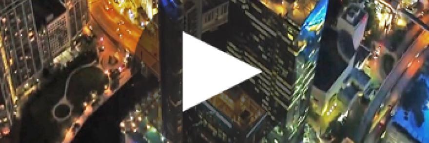 Miami skyline at night