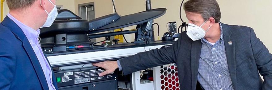 FirstNet Authority staff demonstrate a CRD