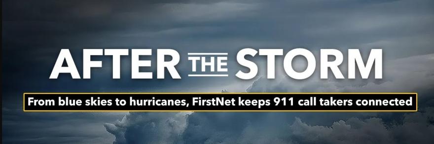 Text- After The Storm with Thunder clouds in background 