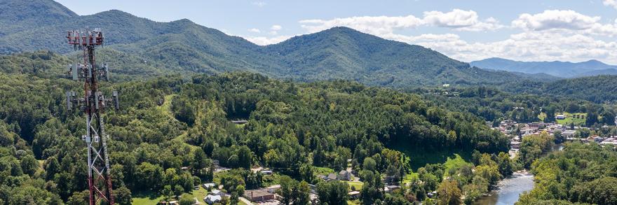 Cell tower near Swain County, North Carolina 