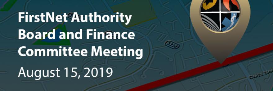 Map of Reston, Virginia with a red line and a FirstNet marker