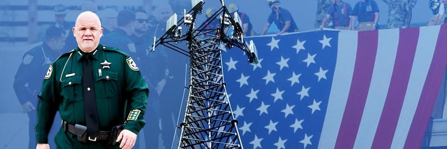  Sheriff Michael A. Adkinson Jr., FirstNet cell site, flag flown at the Pentagon on September 11