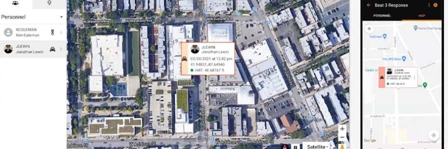 Screenshot of a Z-axis for FirstNet demonstration