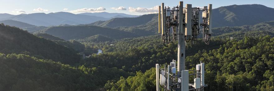 A cell site in North Carolina 