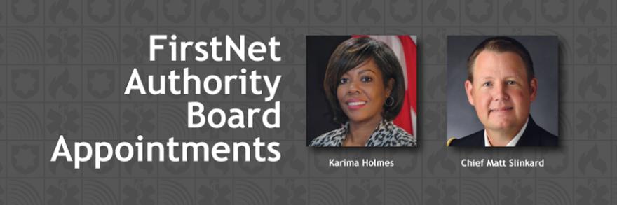 Head shots of Karima Holmes and Matt Slinkard