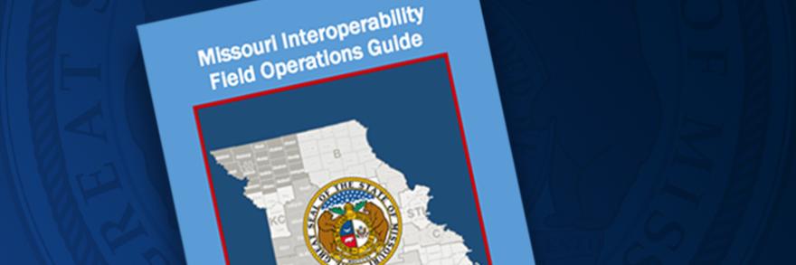 Missouri Field Operations Guide cover with Missouri state outline and Missouri state seal overlaid.