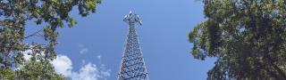 A new FirstNet cell tower located in Swain County, North Carolina
