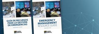 Emergency Management Resource Guide covers in Spanish and English