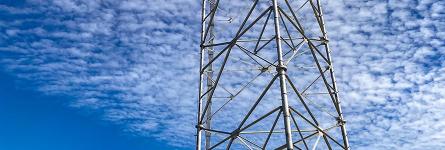Cell tower frame