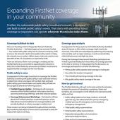 Expanding FirstNet coverage in your community Expanding FirstNet coverage in your community