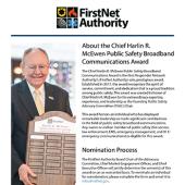 Harlin McEwen Award factsheet cover