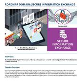First page of fact sheet for FirstNet Authority Roadmap domain Secure Information Exchange