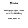 Cover of Tribal Consultation Policy